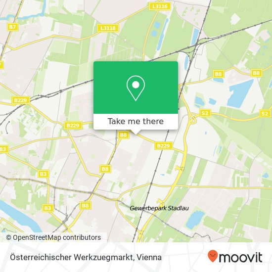 Österreichischer Werkzuegmarkt map