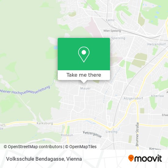 Volksschule Bendagasse map