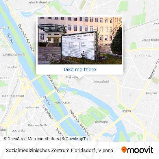 Sozialmedizinisches Zentrum Floridsdorf map