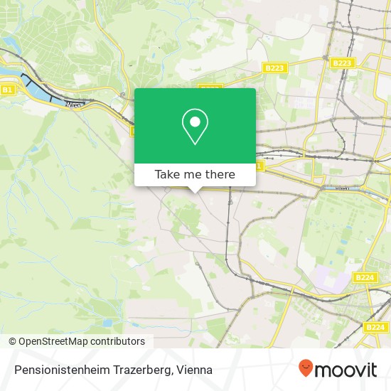Pensionistenheim Trazerberg map