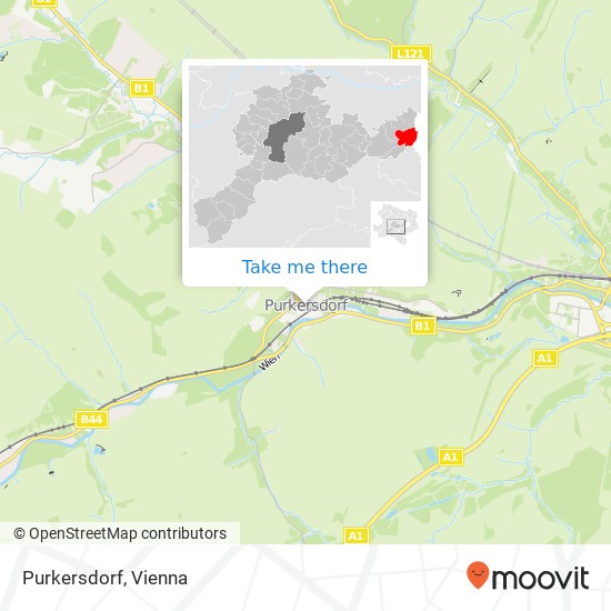 Purkersdorf map