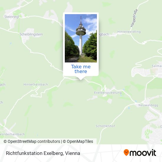 Richtfunkstation Exelberg map