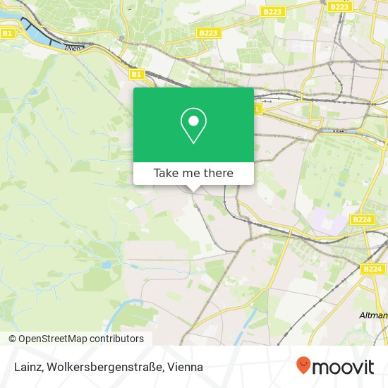Lainz, Wolkersbergenstraße map