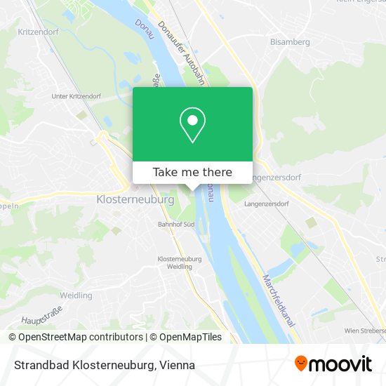 Strandbad Klosterneuburg map