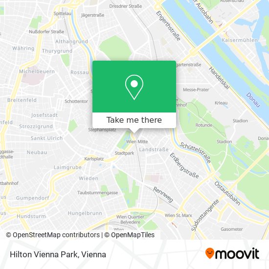 Hilton Vienna Park map