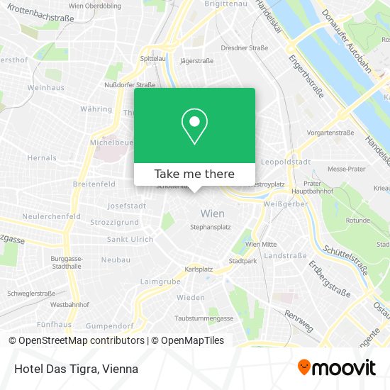 Hotel Das Tigra map