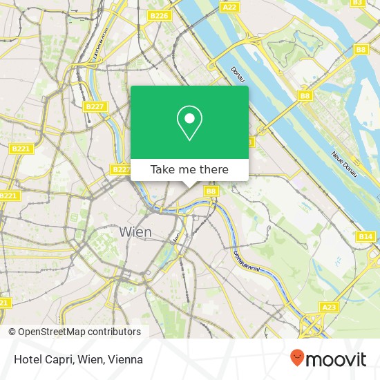 Hotel Capri, Wien map