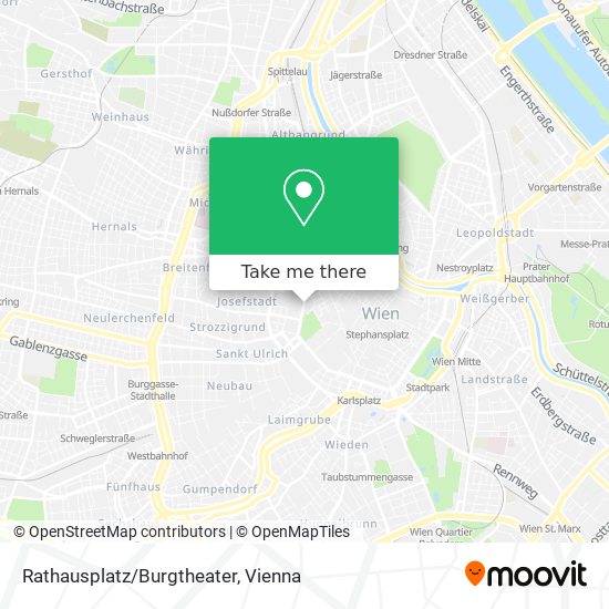 Rathausplatz/Burgtheater map