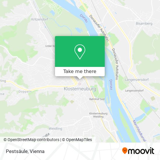 Pestsäule map