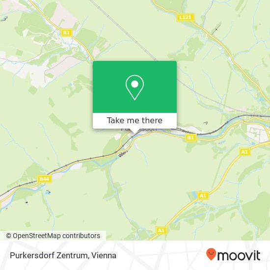 Purkersdorf Zentrum map