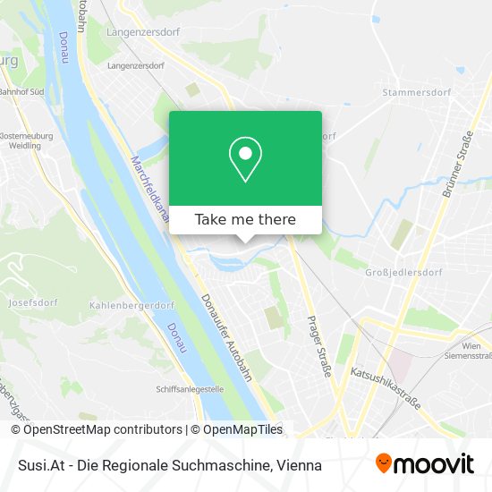 Susi.At - Die Regionale Suchmaschine map