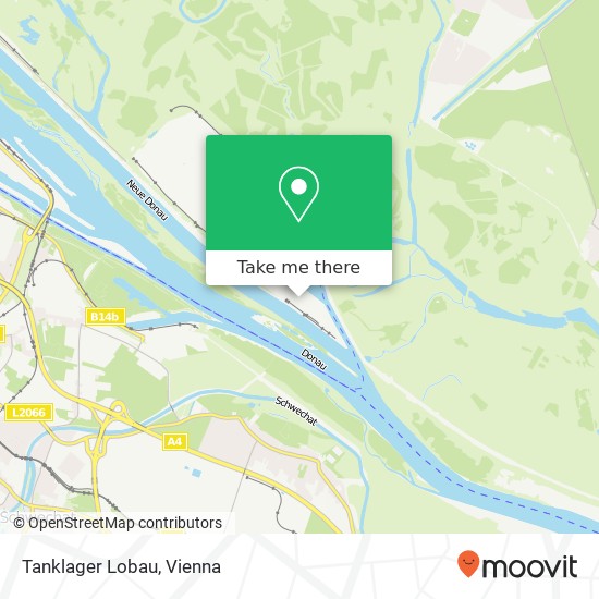 Tanklager Lobau map