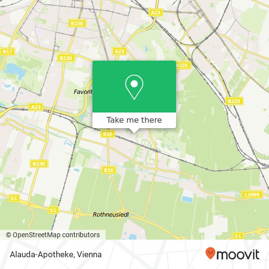 Alauda-Apotheke map