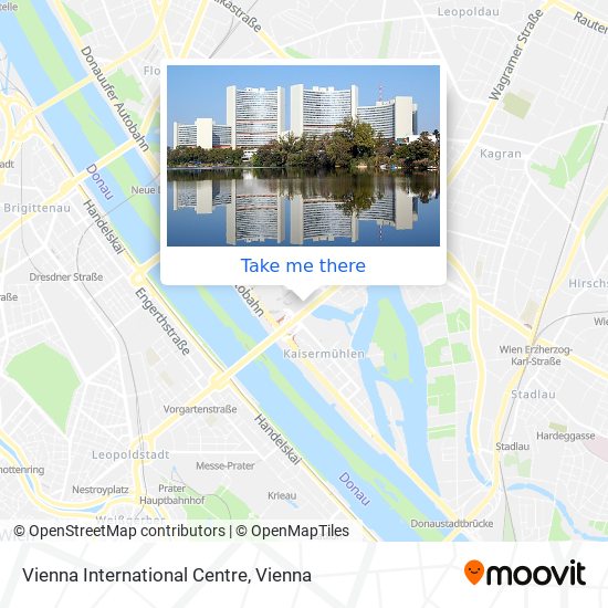 Vienna International Centre map