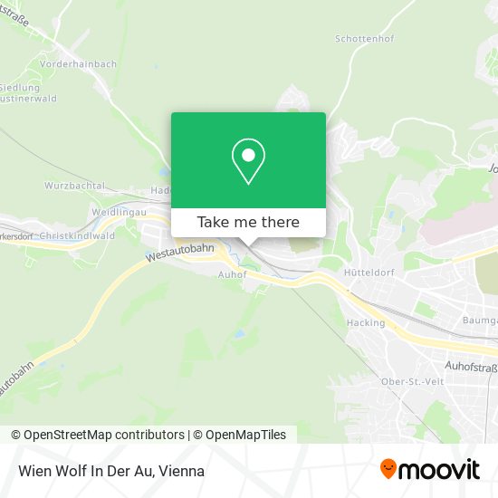 Wien Wolf In Der Au map