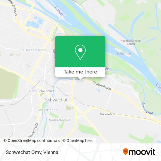 Schwechat Omv map