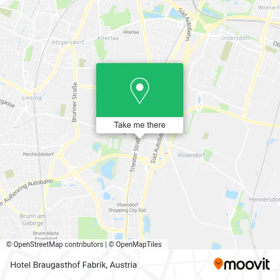Hotel Braugasthof Fabrik map