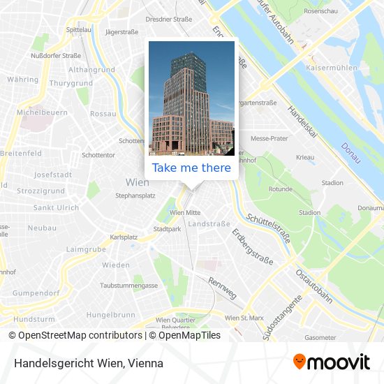 Handelsgericht Wien map