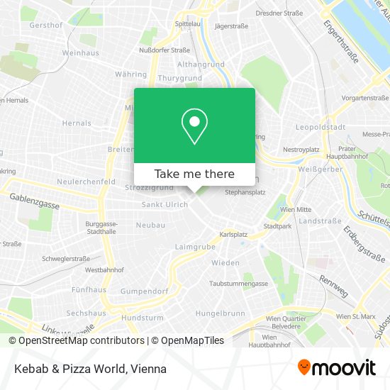 Kebab & Pizza World map