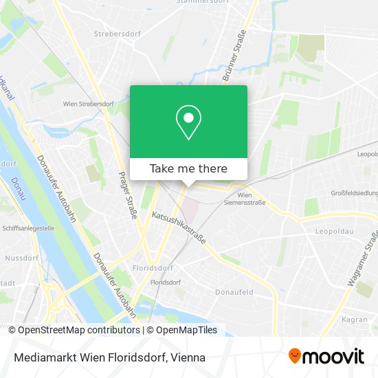 Mediamarkt Wien Floridsdorf map