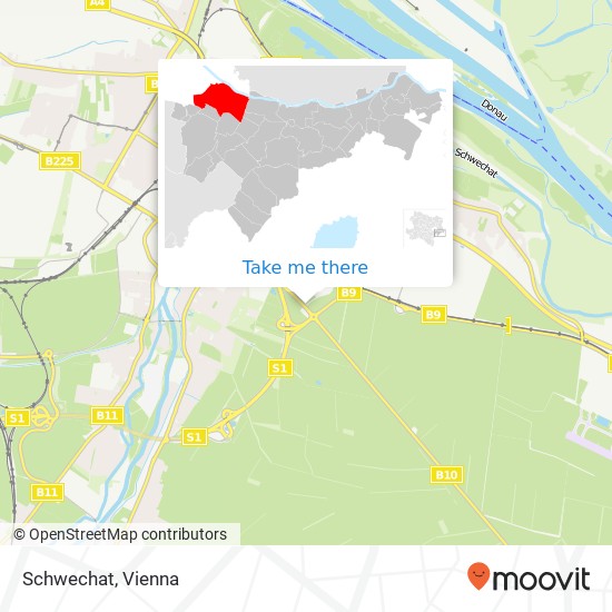 Schwechat map