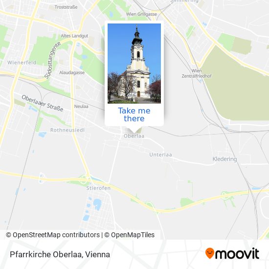 Pfarrkirche Oberlaa map