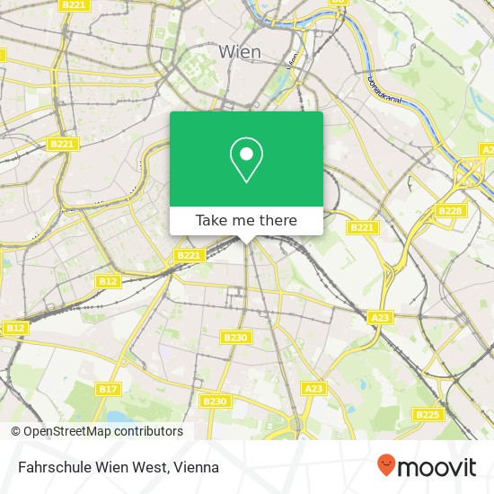 Fahrschule Wien West map