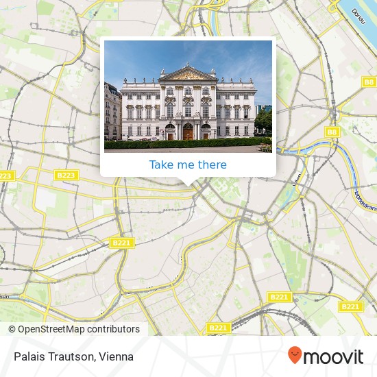 Palais Trautson map