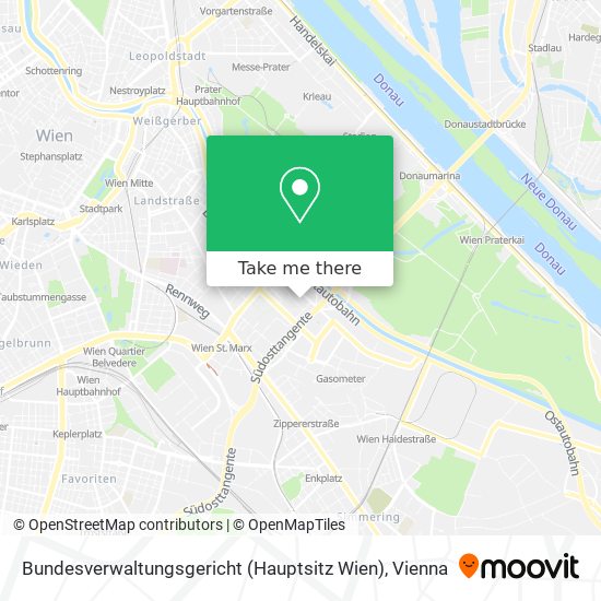 Bundesverwaltungsgericht (Hauptsitz Wien) map