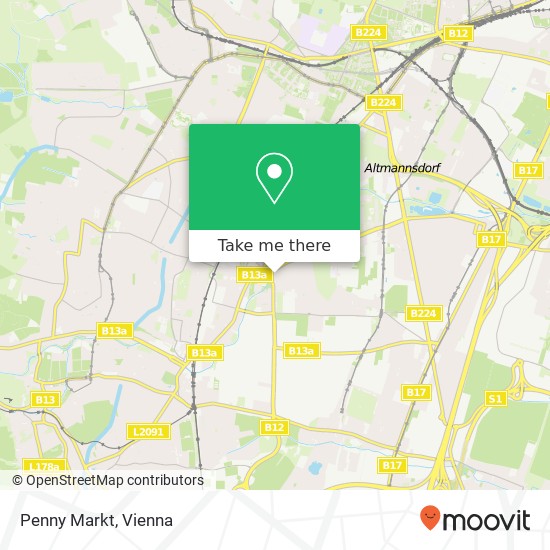 Penny Markt map