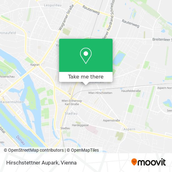 Hirschstettner Aupark map