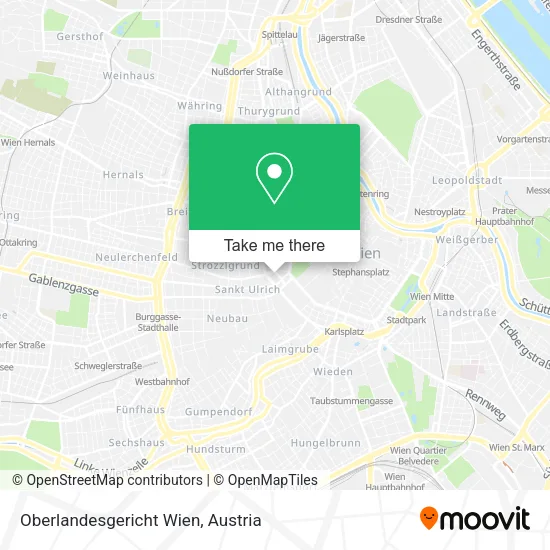 Oberlandesgericht Wien map