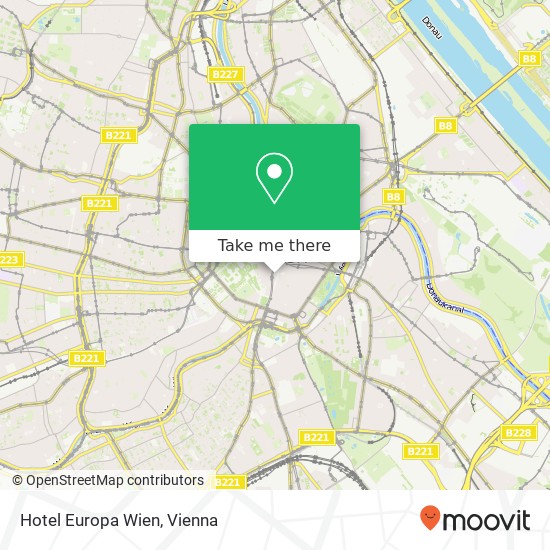 Hotel Europa Wien map