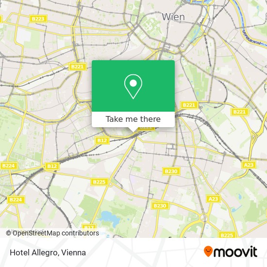 Hotel Allegro map