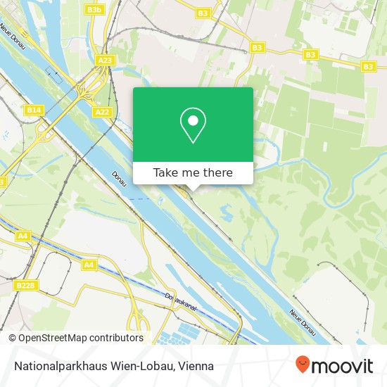 Nationalparkhaus Wien-Lobau map