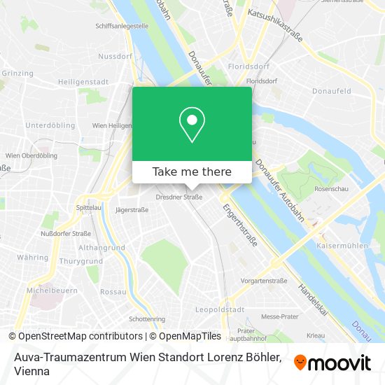 Auva-Traumazentrum Wien Standort Lorenz Böhler map