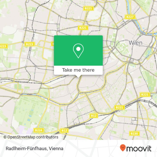 Radlheim-Fünfhaus map