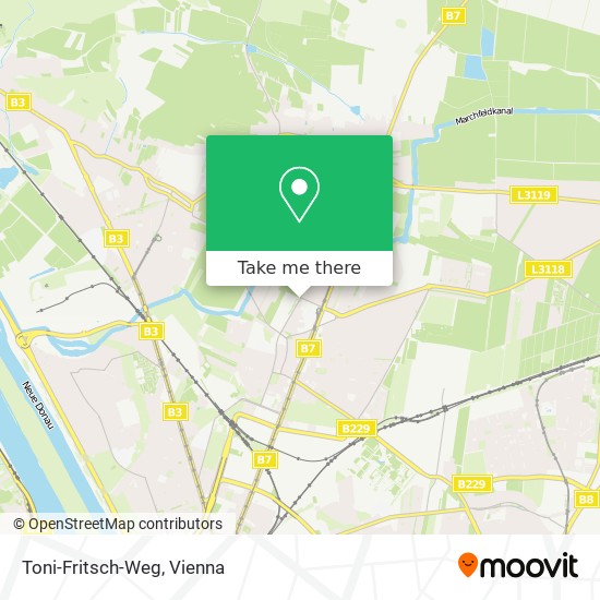 Toni-Fritsch-Weg map