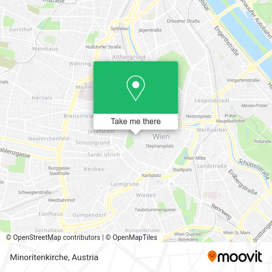 Minoritenkirche map
