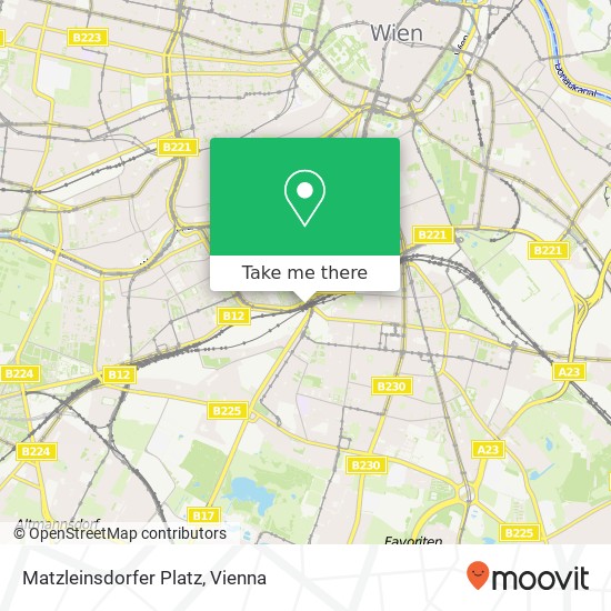 Matzleinsdorfer Platz map