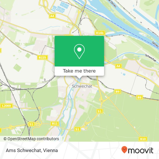 Ams Schwechat map