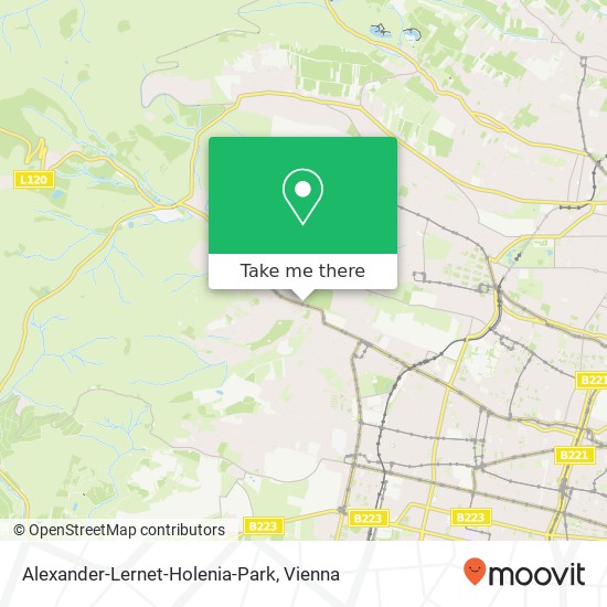 Alexander-Lernet-Holenia-Park map