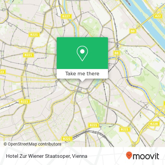 Hotel Zur Wiener Staatsoper map