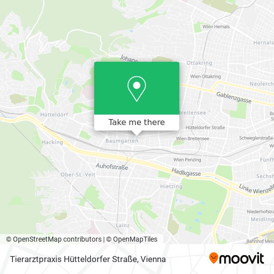 Tierarztpraxis Hütteldorfer Straße map
