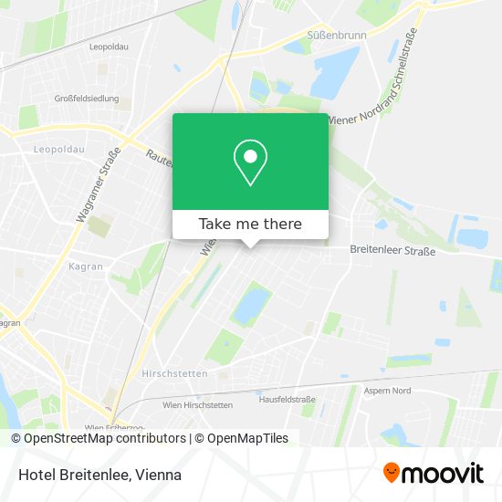 Hotel Breitenlee map