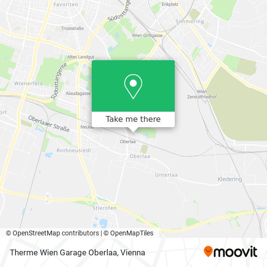 Therme Wien Garage Oberlaa map
