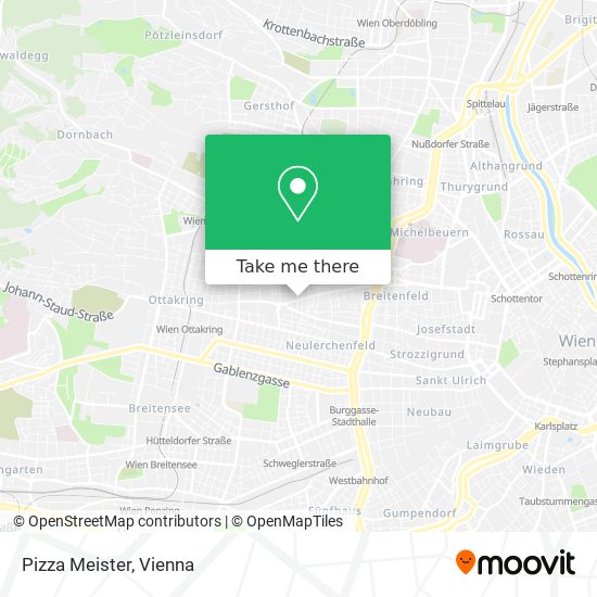 Pizza Meister map
