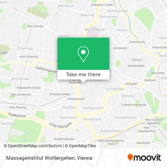 Massageinstitut Wohlergehen map