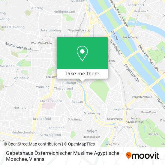 Gebetshaus Österreichischer Muslime Ägyptische Moschee map