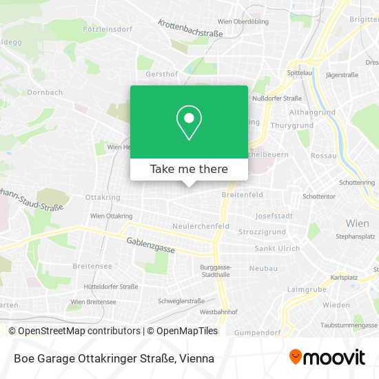 Boe Garage Ottakringer Straße map